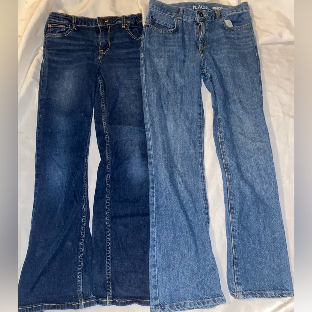 Kids Jeans Lot Of 2 Size 12